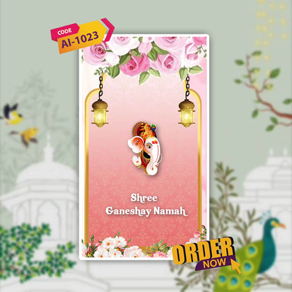 Wedding Video Invitation | Romantic | AI-1023