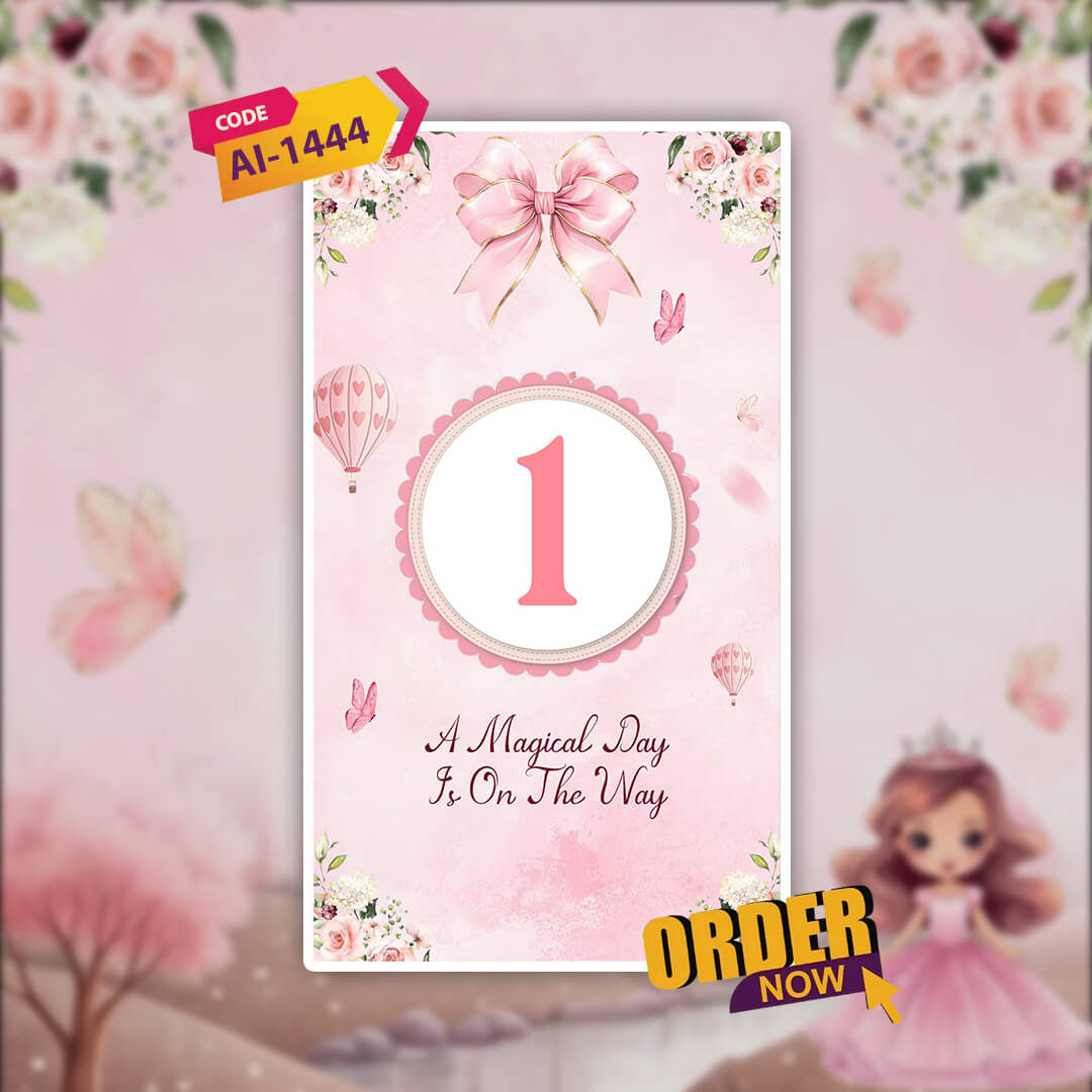 Birthday Invitation Video | Sweet Style | AI-1444