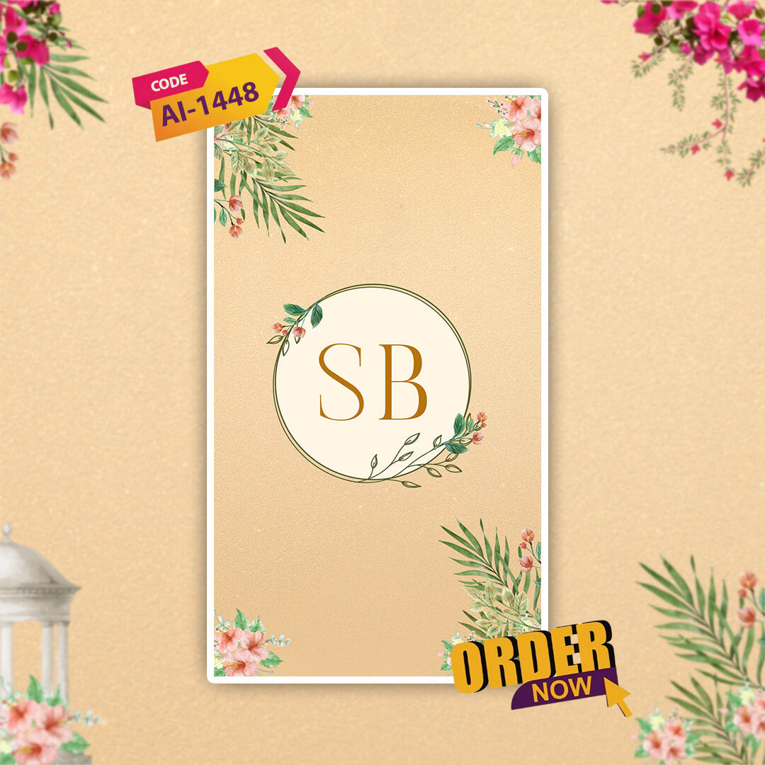 Engagement & Ring Ceremony Video Invitation | Modern Theme | AI-1448