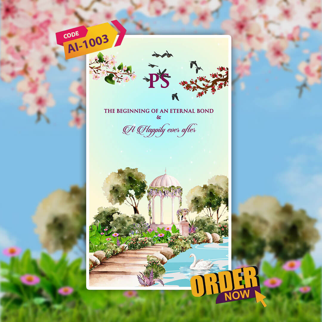 Wedding Video Invitation | Modern Theme |  AI-1003
