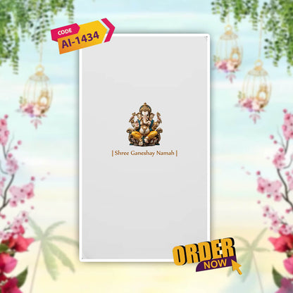Save The Date Invitation Video & Days to Go Invites | Floral  | AI-1434