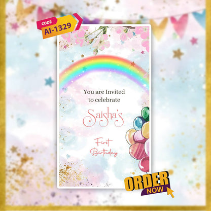 Birthday Invitation Video | Dreamy Invite | AI-1329