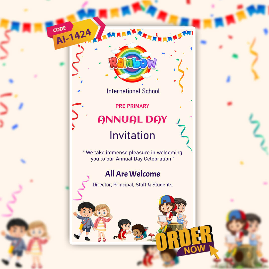 Annual Function Invitation Video | Elegant & Shareable | AI-1424
