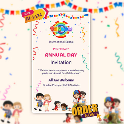 Annual Function Invitation Video | Elegant & Shareable | AI-1424