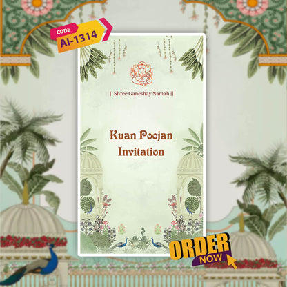 Kua Poojan Invitation Video | Spiritual Invite | AI-1314