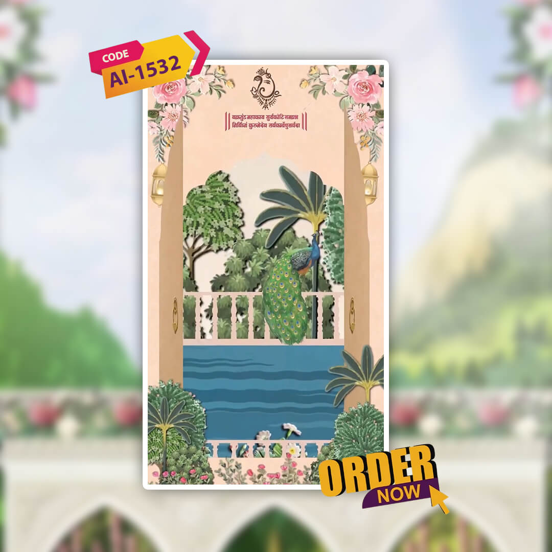 Digital Wedding Invitation Video | AI-1532