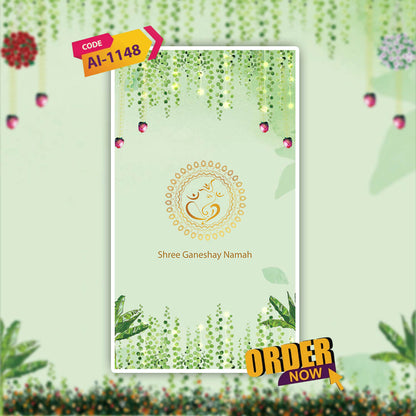 South Indian Wedding Invitation Video | Temple Theme | AI-1148