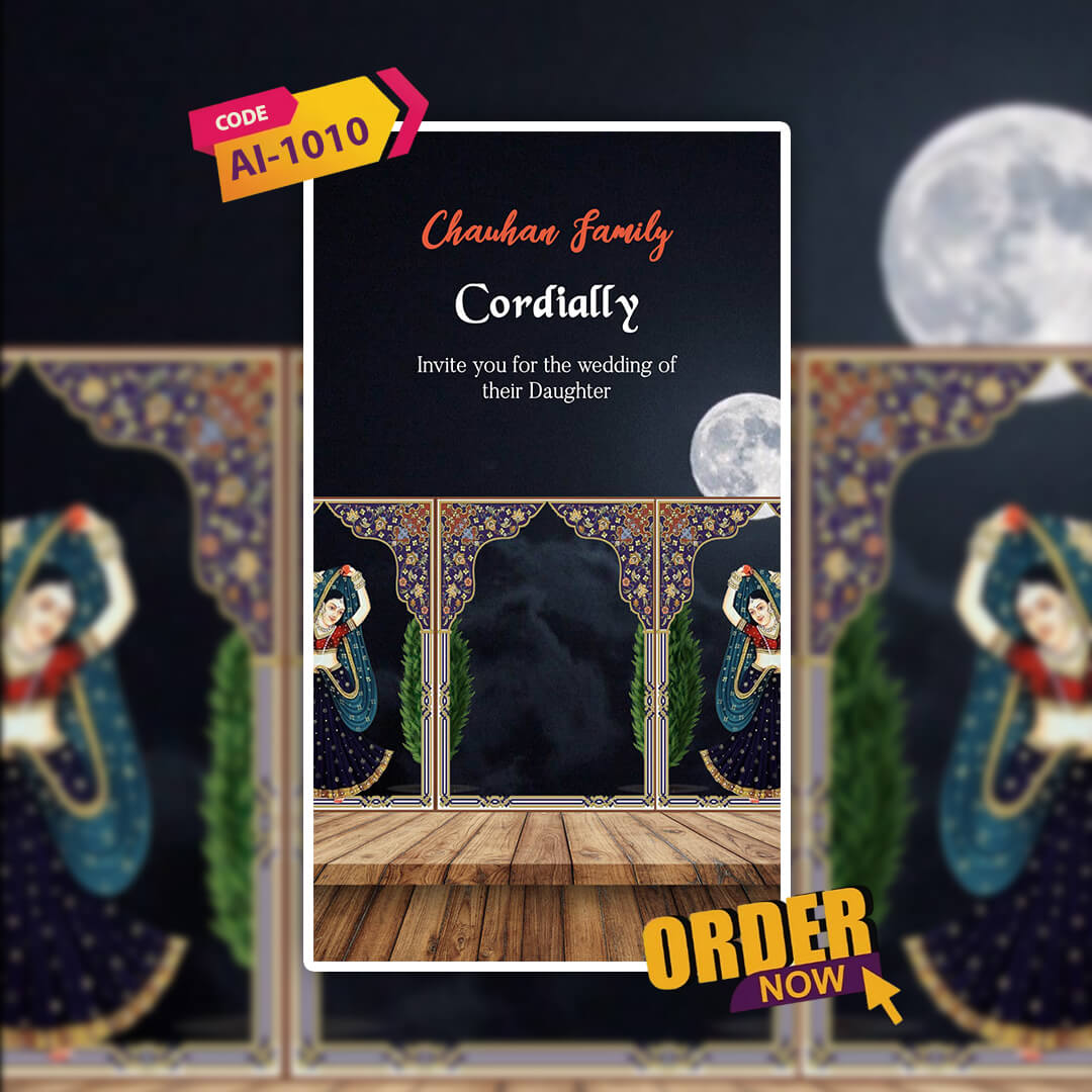 Wedding Video Invitation | Cultural Scenes | AI-1010