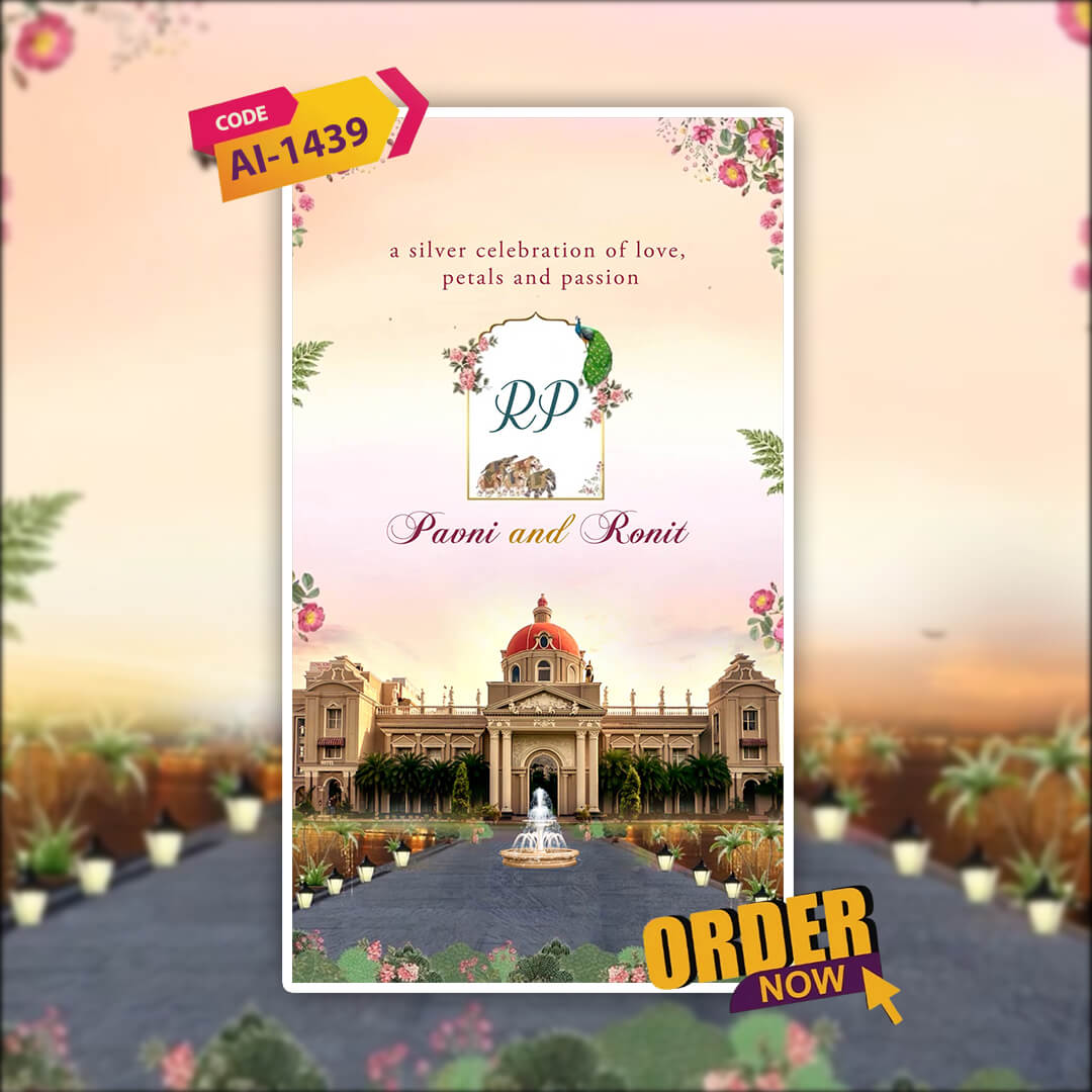 Save The Date Invitation Video & Days to Go Invites | Custom | AI-1439