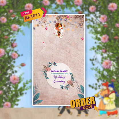 Wedding Video Invitation | Custom Wedding Video| AI-1011