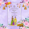 Half Saree Invitation Video | Dhoti Ceremony Invitation Video | AI-1531