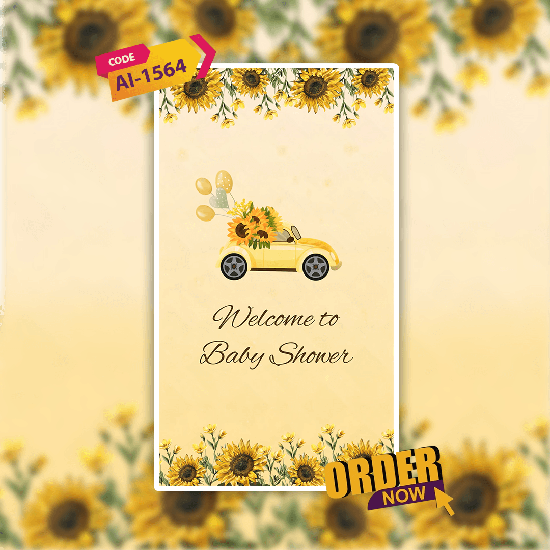 Baby Shower Invitation Video | Digital Video Invitation | AI-1564