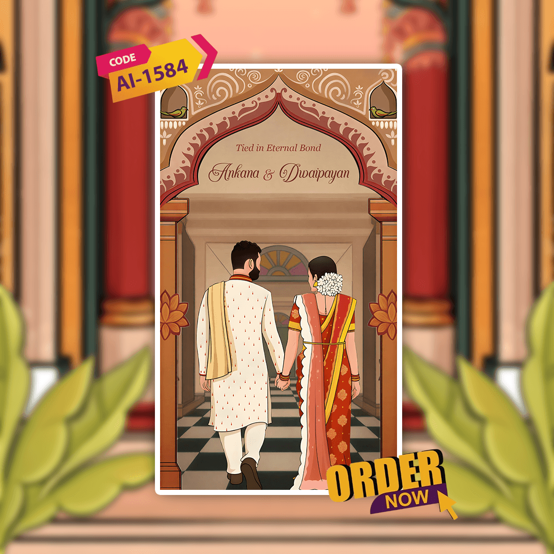 Bengali Wedding Invitation Video | Digital Video Invitation | AI-1584