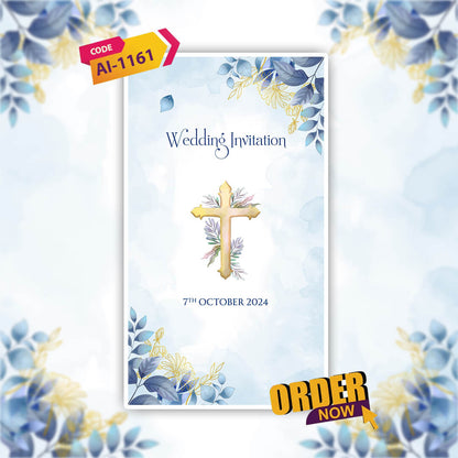 Christian Wedding Invitation Video | Traditional | AI-1161