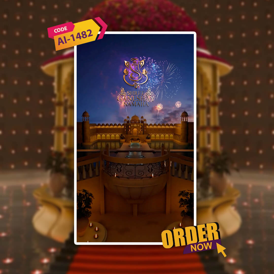 Digital 3D Wedding Invitation Video | HD Video | AI-1482