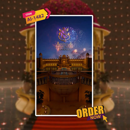Digital 3D Wedding Invitation Video | HD Video | AI-1482