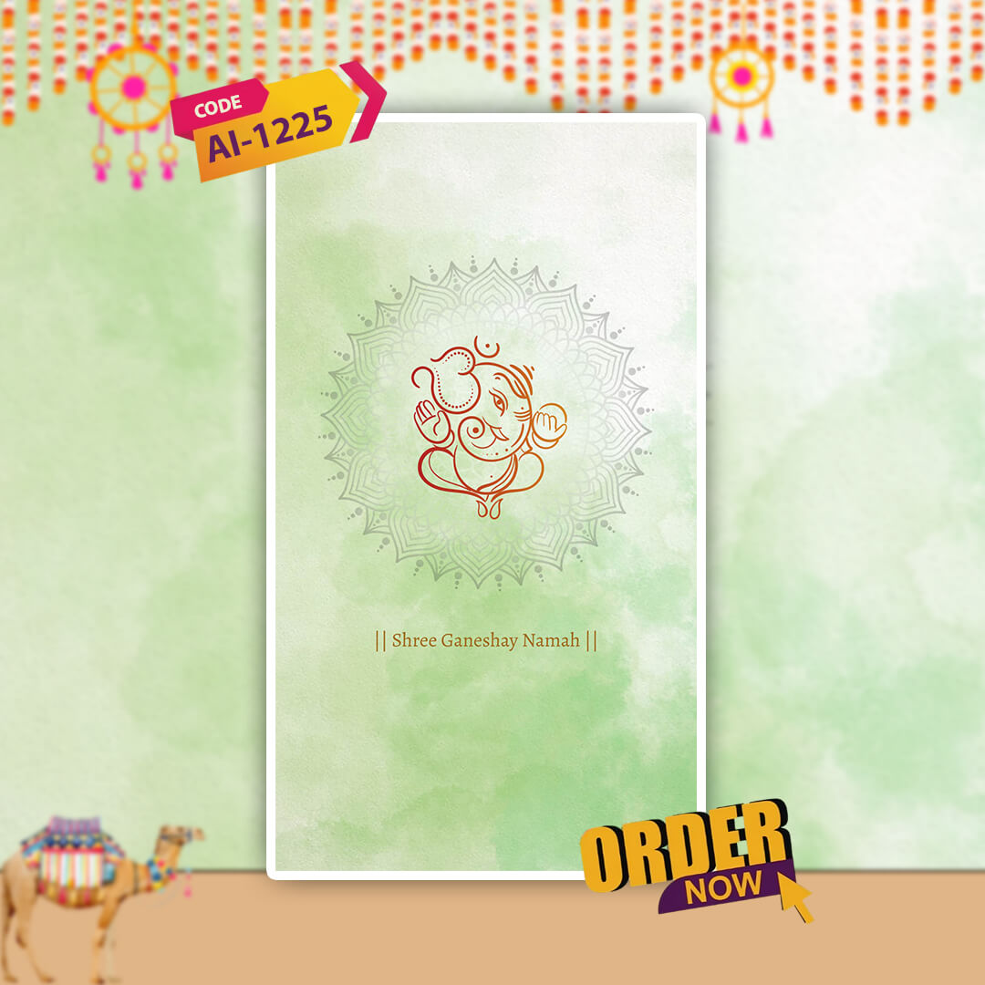 Rajasthani Wedding Invitation Video | Editable | AI-1225