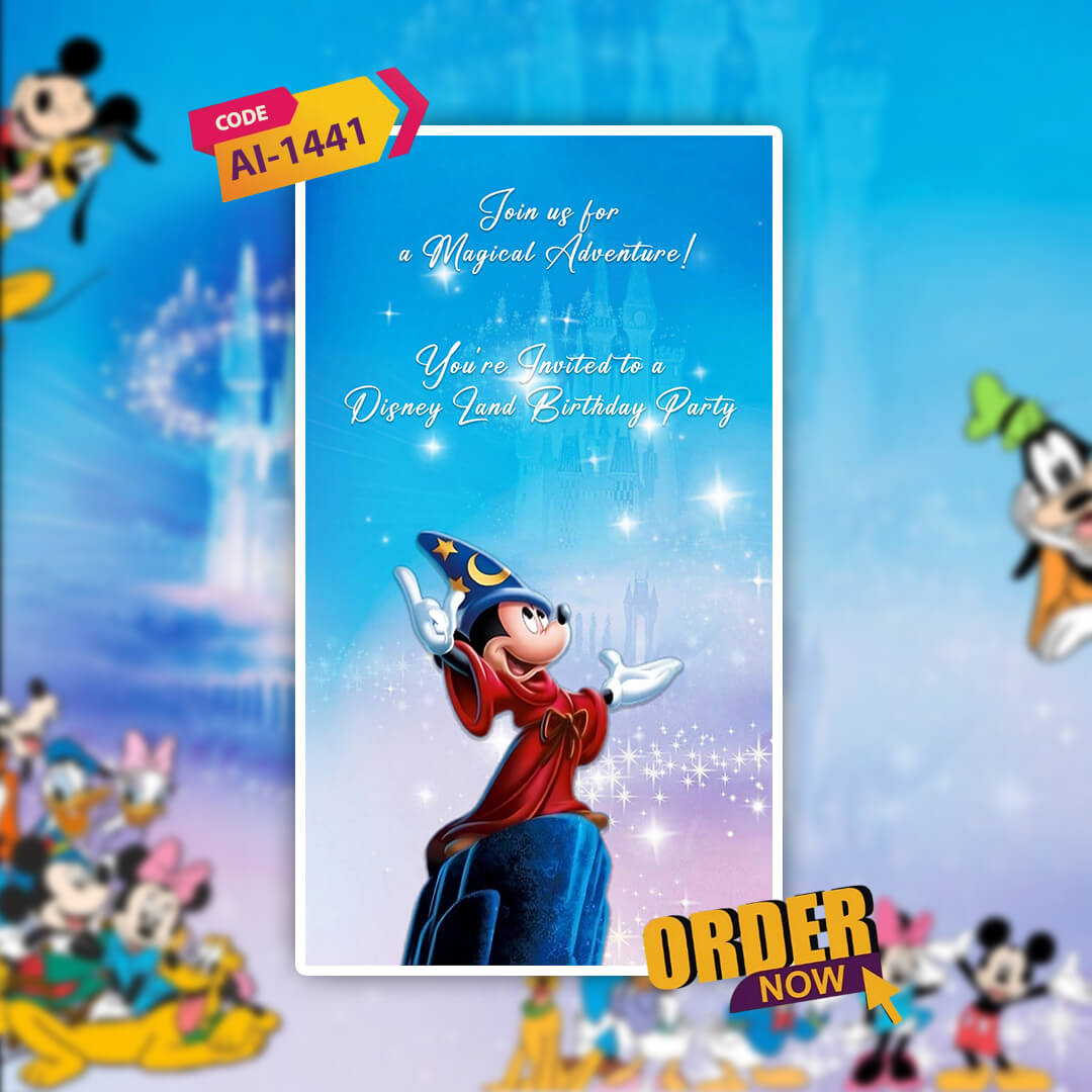 Birthday Invitation Video | Magical Theme | AI-1441