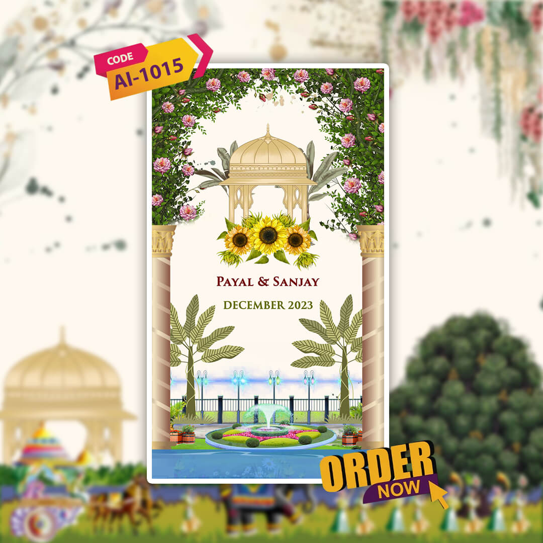 Wedding Video Invitation | Royal Invitation | AI-1015