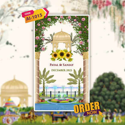 Wedding Video Invitation | Royal Invitation | AI-1015