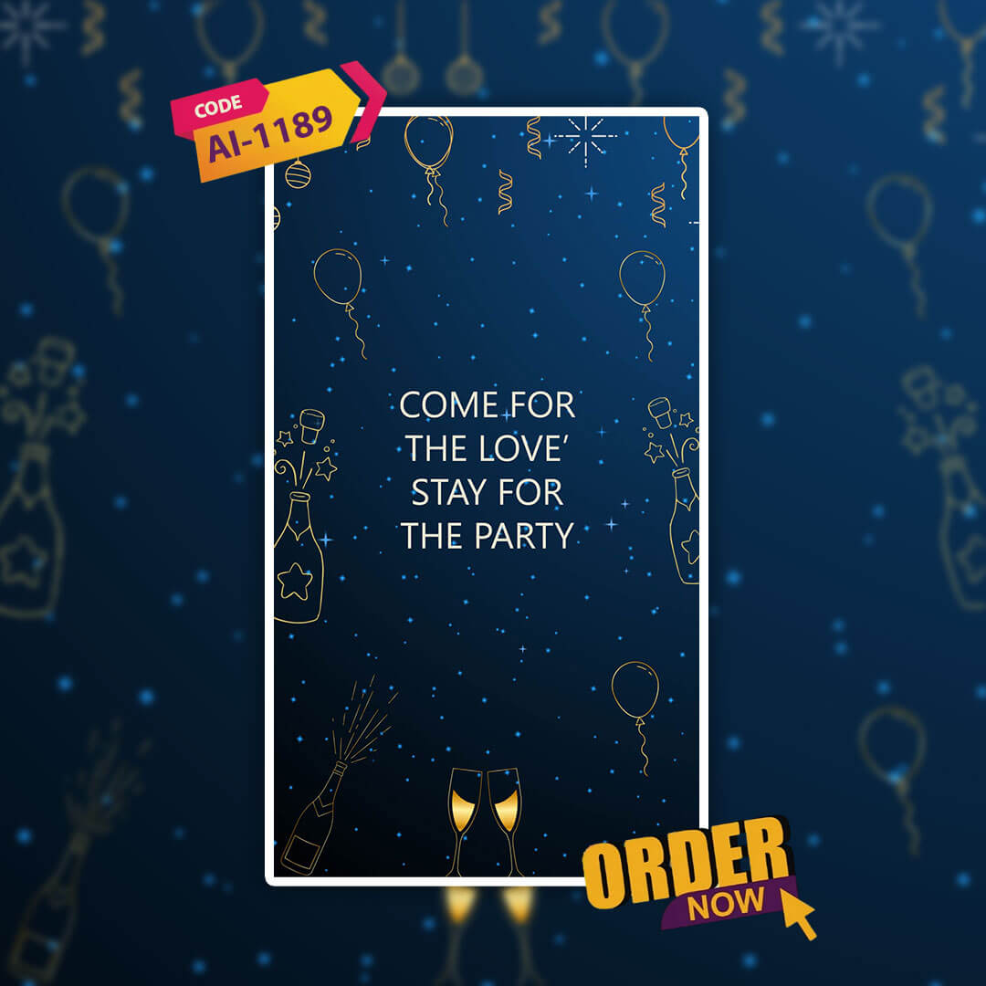 Bachelor Party Invitation Video | Digital Invite | AI-1189
