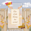 Krishna Theme Baby Boy Announcement Invitation Video | AI-1582