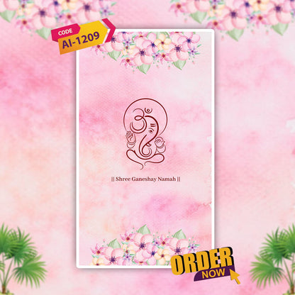 Custom Love Story Wedding Invitation Video | Romantic Custom | AI-1209