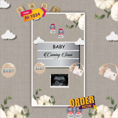 Pregnancy Announcement Video Invitation | Custom Pregnancy Announcement | AI-1034