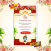Ear Piercing Ceremony Invitation Video | Cultural Ceremony | AI-1094
