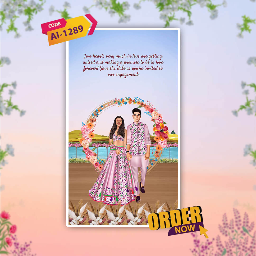 Engagement & Ring Ceremony Video Invitation | Nature | AI-1289