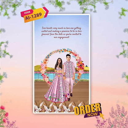 Engagement & Ring Ceremony Video Invitation | Nature | AI-1289