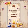 Lohri Celebration Invitation Video | brown-themed | AI-1197