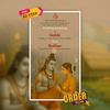 Ram Sita Theme Wedding Invitation Video | AI-1556
