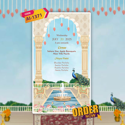 Mayra Ceremony Invitation Video | Custom Color | AI-1371
