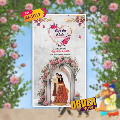 Wedding Video Invitation | Custom Wedding Video| AI-1011