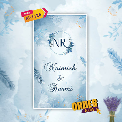 Reception Party Invitation Video | E-Invite | AI-1126