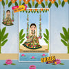 Half Saree Ceremony Invitation Video | Saree eCard | AI-1074