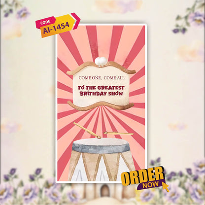 Birthday Invitation Video | Elegant Invitation | AI-1454