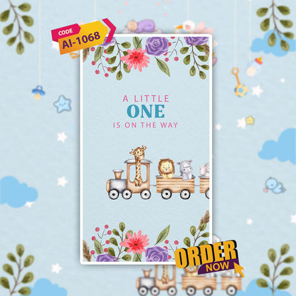 Baby Shower Invitation Video | Personalized | AI-1068