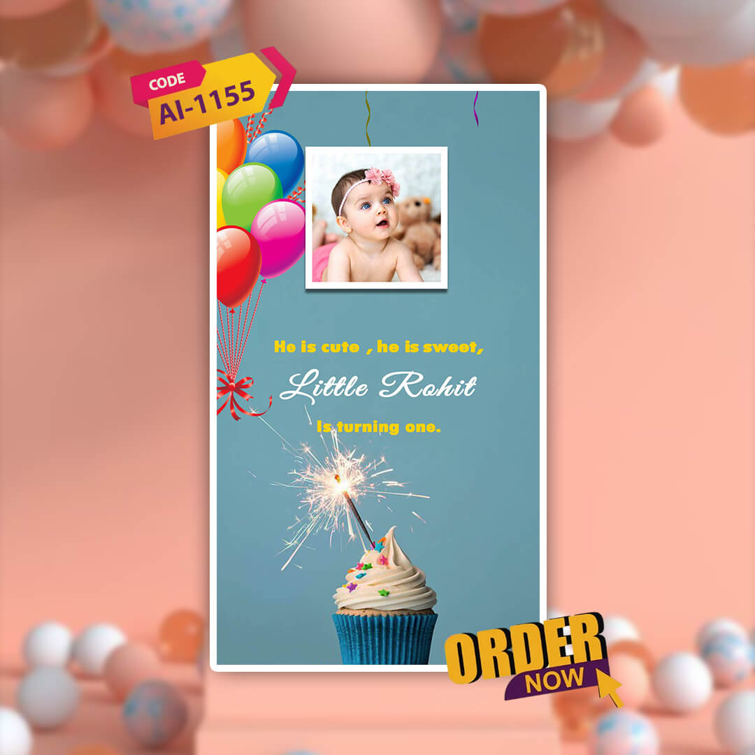 Birthday Invitation Video | Colorful Theme | AI-1155