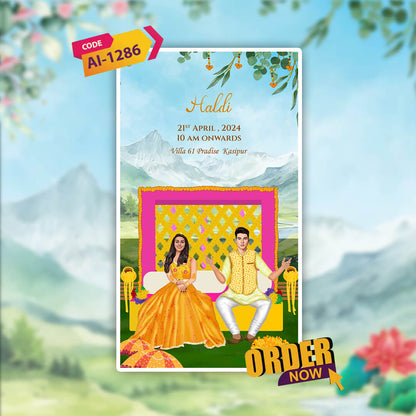 Uttarakhandi Wedding Invitation Video | Digital Invite | AI-1287