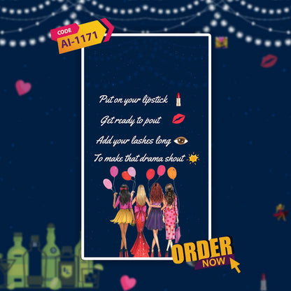 Kitty Party Invitation Video | Editable Invite | AI-1171