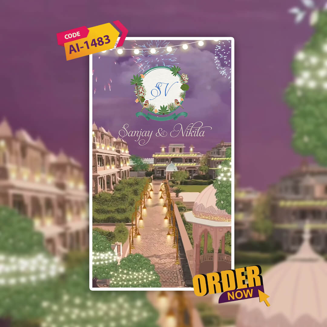 Reception Party Invitation Video | AI-1483