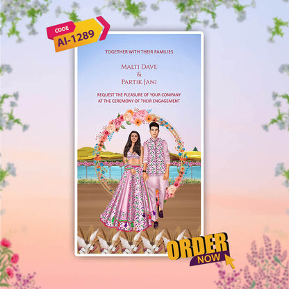 Engagement & Ring Ceremony Video Invitation | Nature | AI-1289