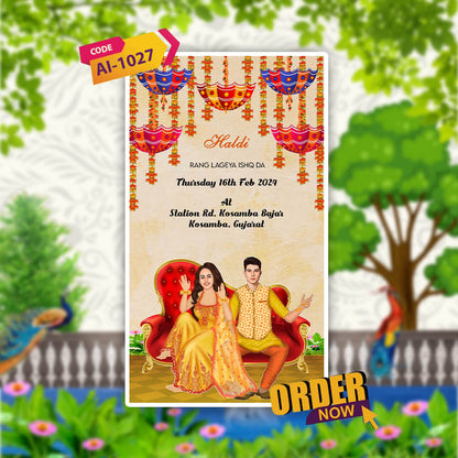 Wedding Video Invitation | Modern Theme | AI-1027