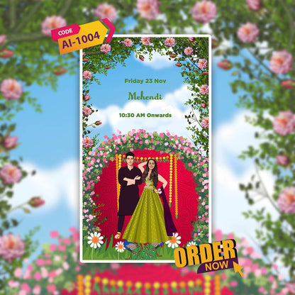 Wedding Video Invitation | Classical Theme | AI-1004