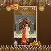 South Indian Wedding Invitation Video | Elegant & Animated| AI-1151