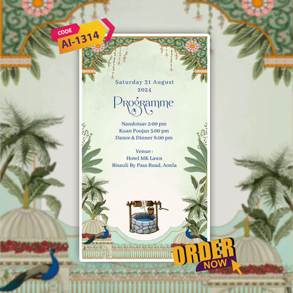Kua Poojan Invitation Video | Spiritual Invite | AI-1314