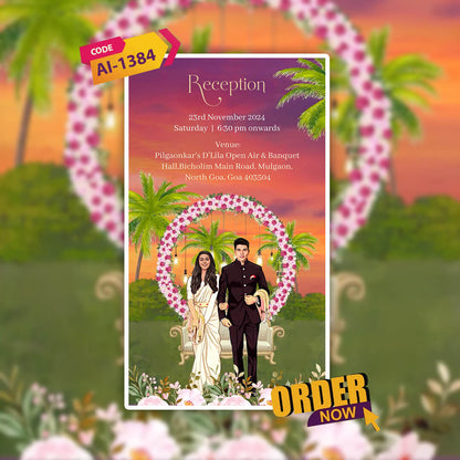 Reception Party Invitation Video | Elevate Your Event| AI-1384