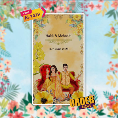 Wedding Video Invitation | Modern | AI-1029